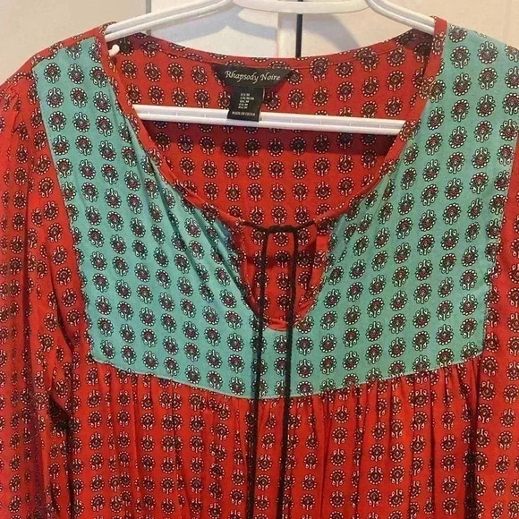 Bohemian Summer Dress  size Medium - Picture 2 of 6